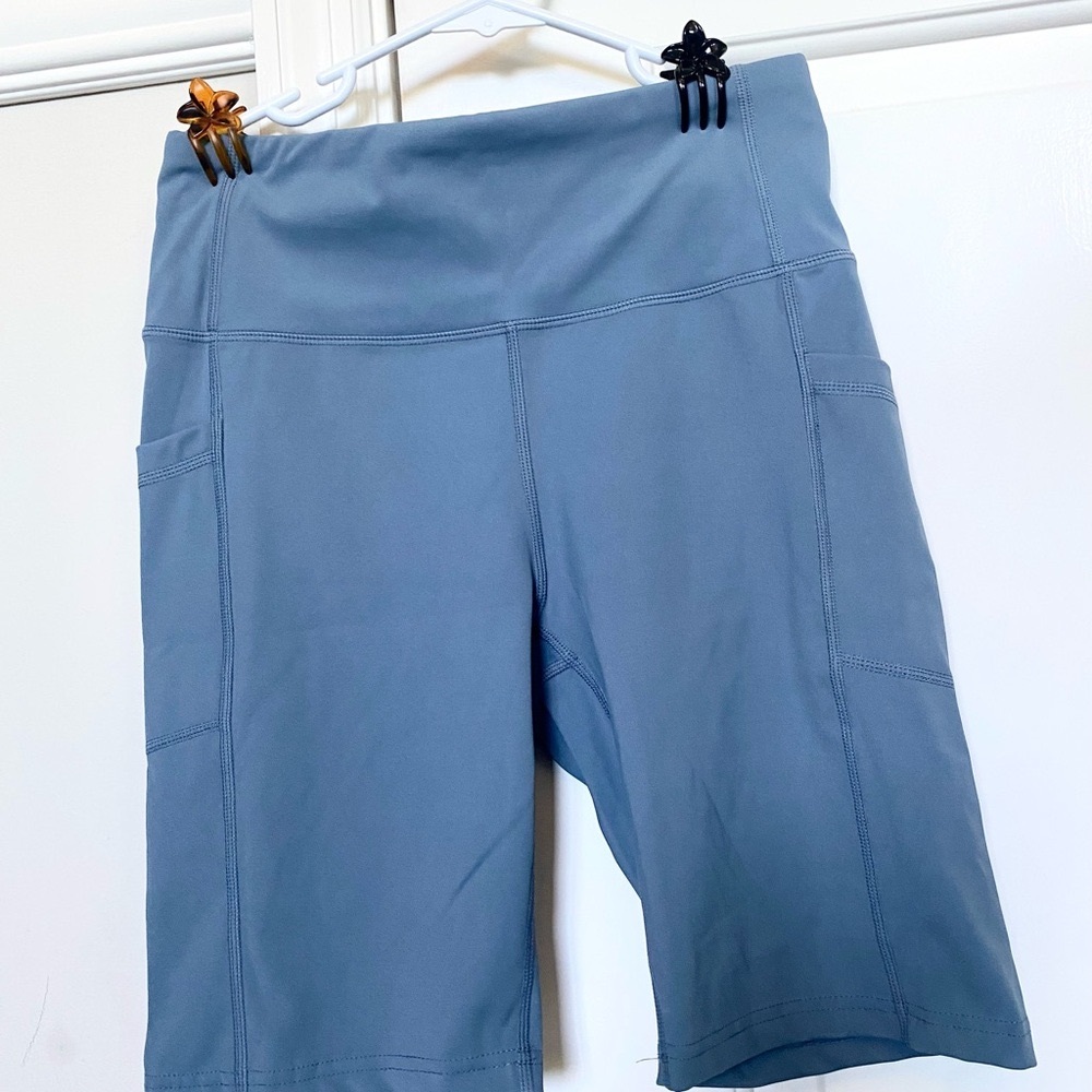 Women's Slate Blue Bike Shorts